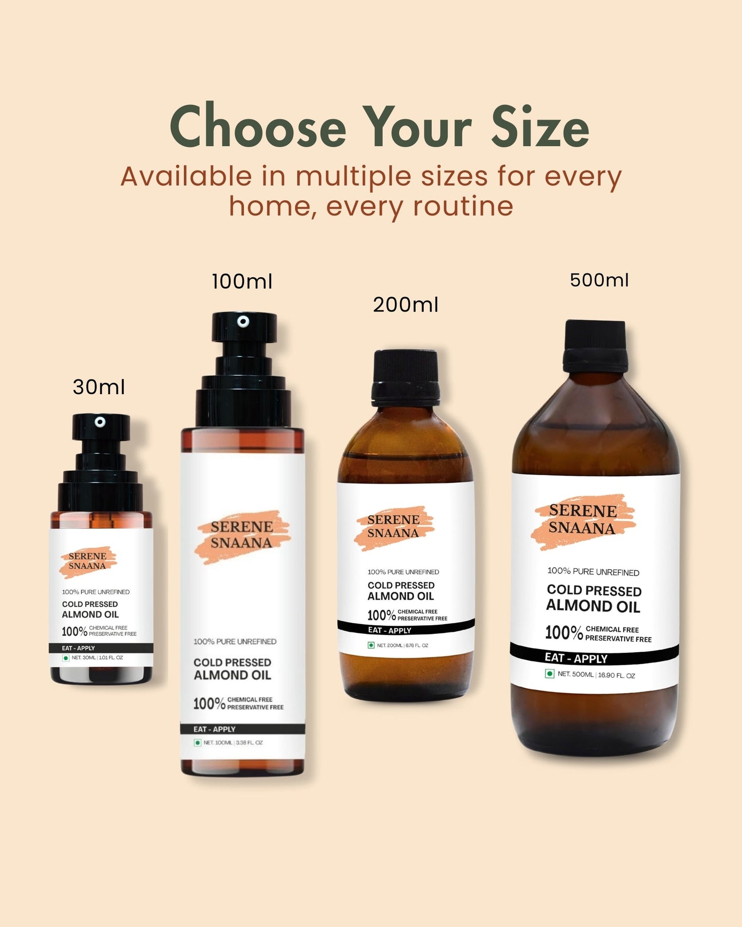 Almond Cold Pressed Oil