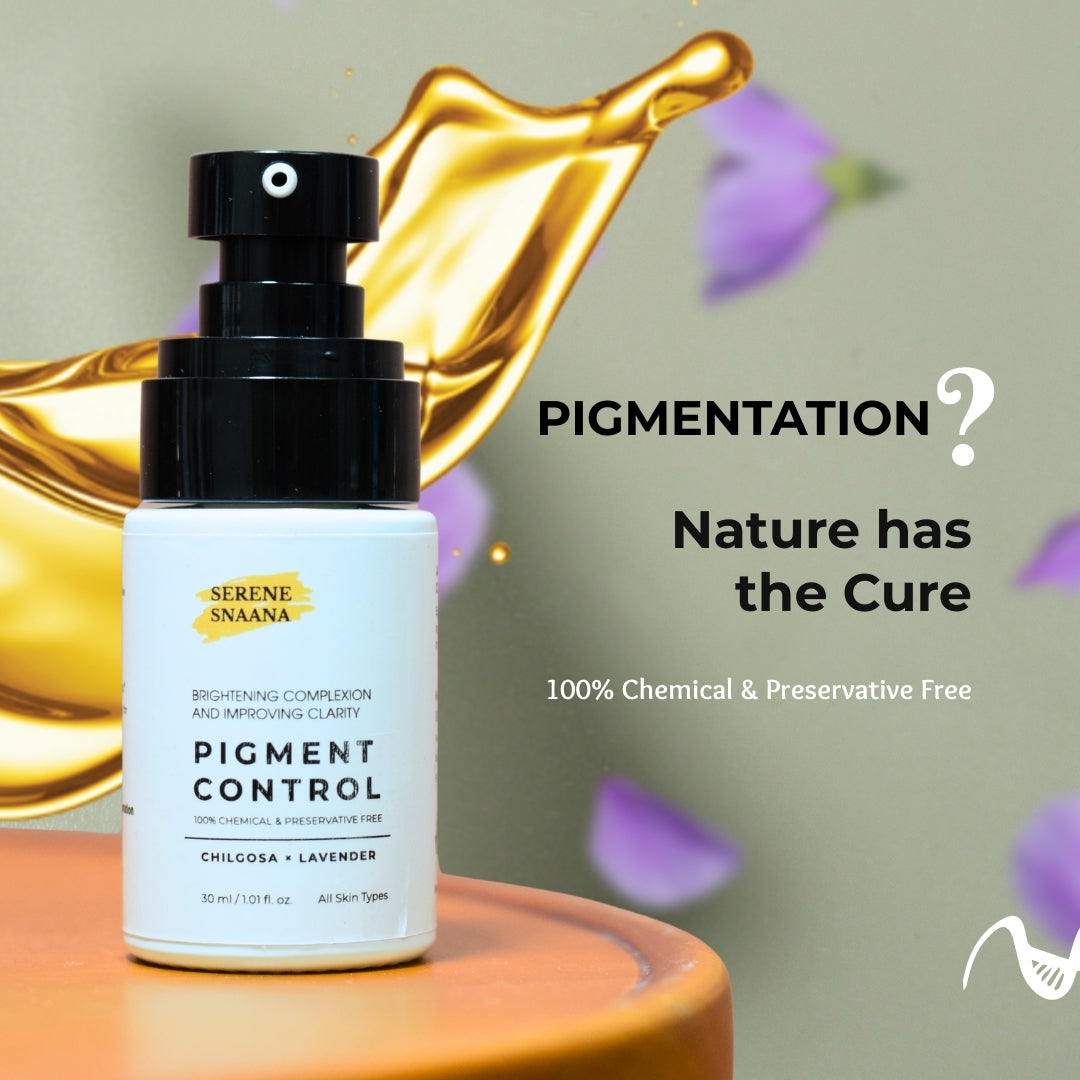 Organic pigment control oil with Chilgosa and Lavender for even skin tone and bright complexion