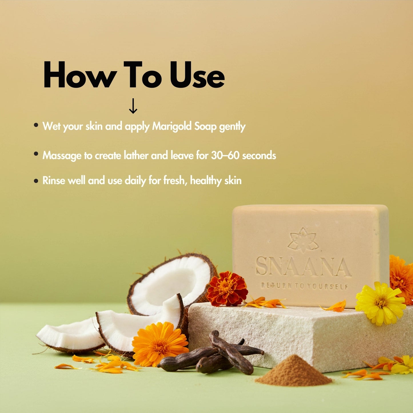 Marigold soap