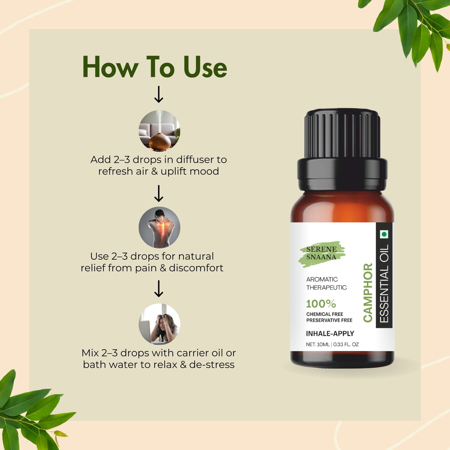 Camphor essential oil