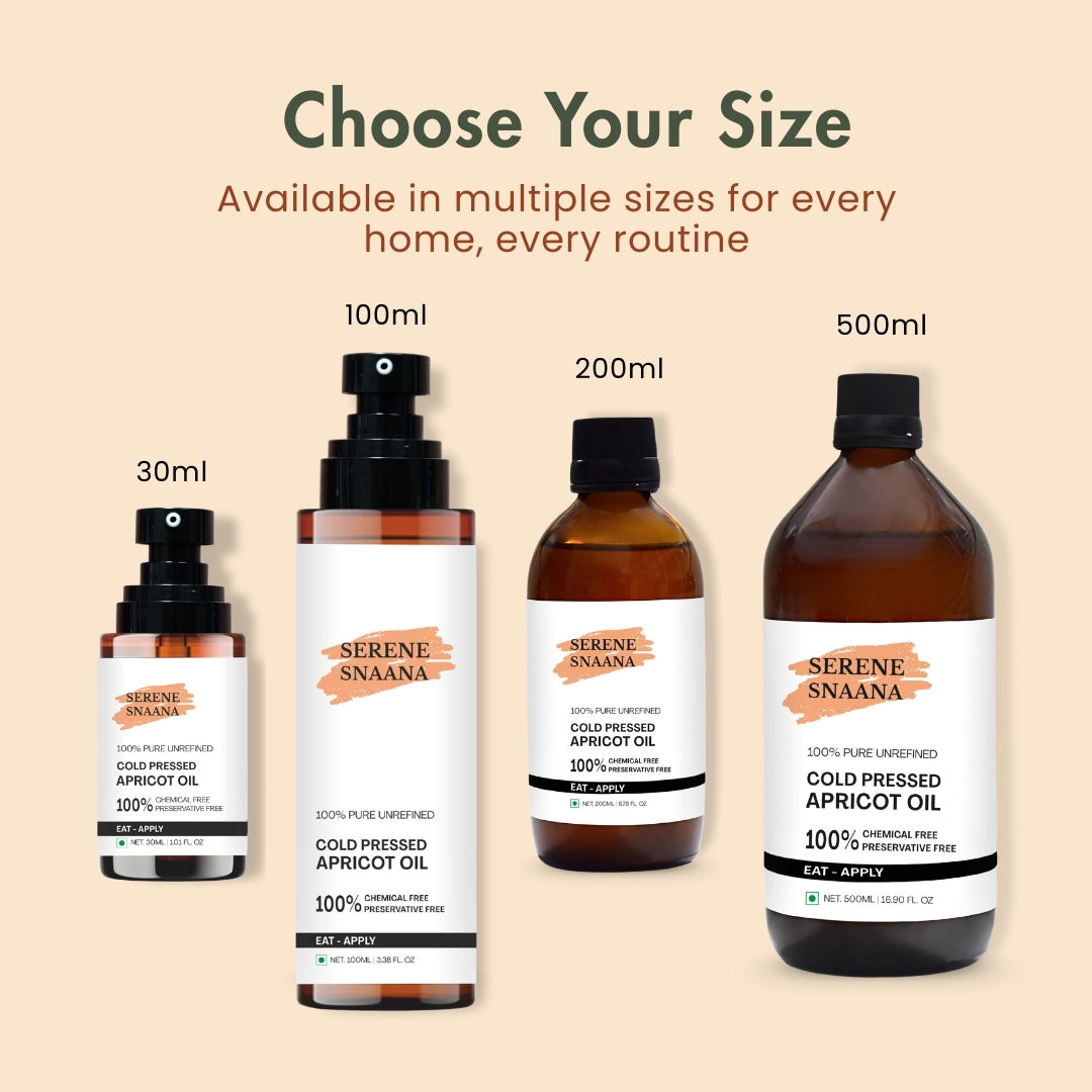 Apricot kernel Cold Pressed Oil