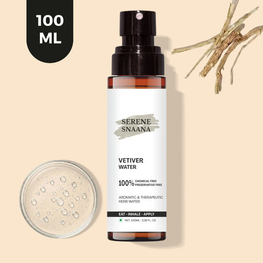 Pure Vetiver Water Bottle by SNAANA