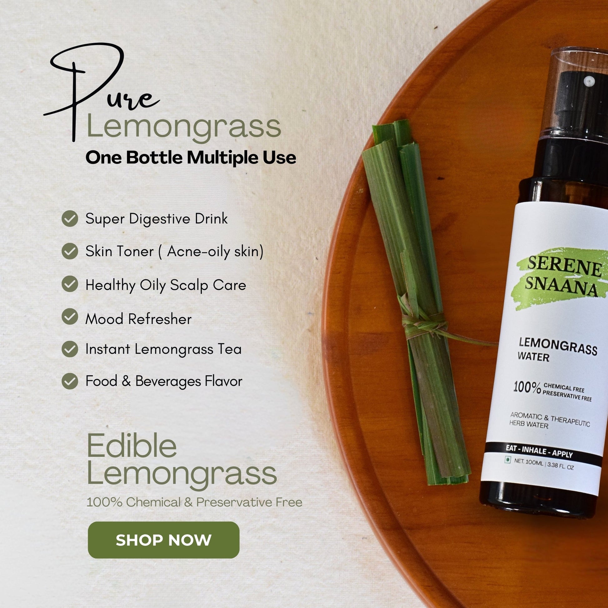 Lemongrass Water Benefits