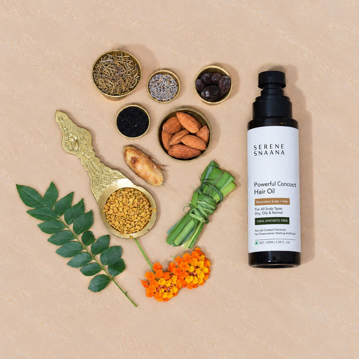 Powerful concoct hair oil