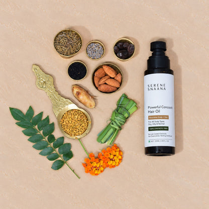 Powerful concoct hair oil