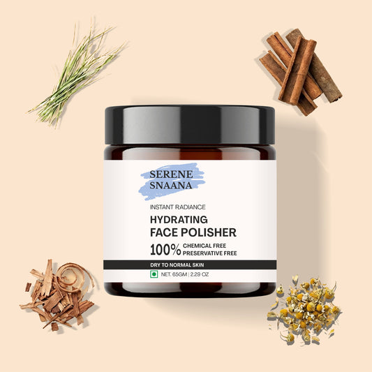 Hydrating face polisher for smooth and glowing skin