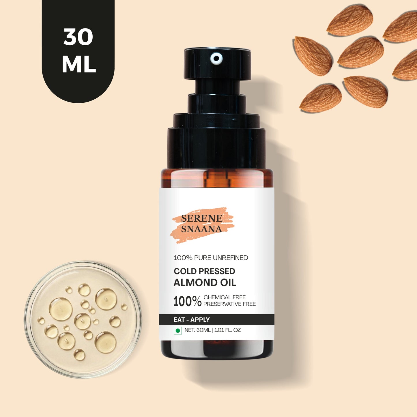 Almond Cold Pressed Oil