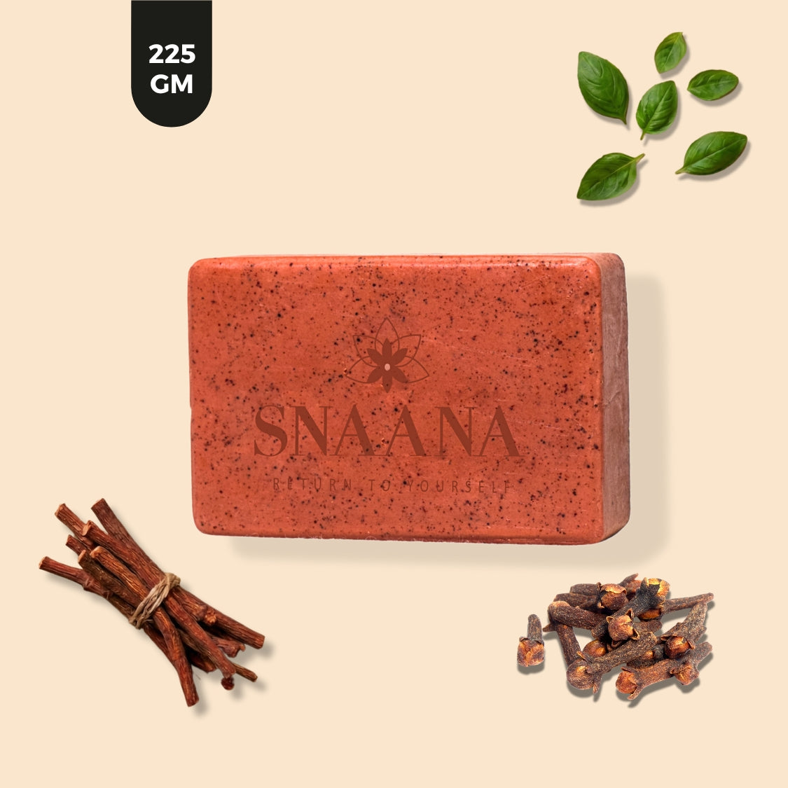 SNAANA Manjistha soap for acne and pigmentation – natural chemical free skincare bar