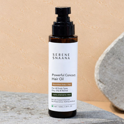Powerful concoct hair oil